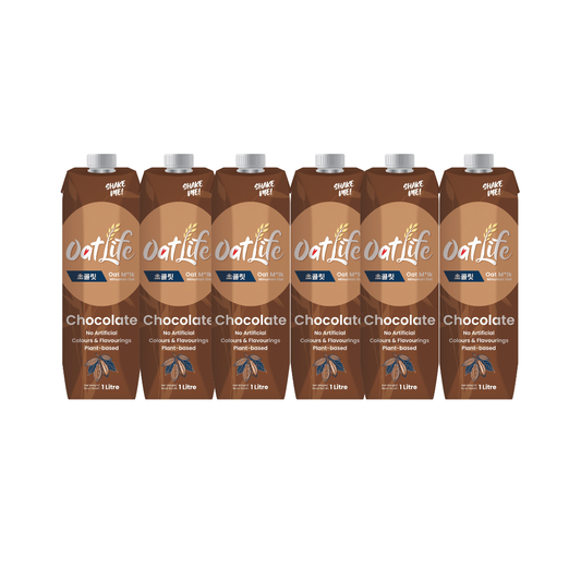 OatLife - Premium Chocolate Oat milk - 1L (Pack of 6)