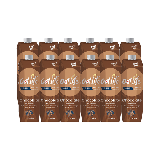 OatLife - Premium Chocolate Oat milk - 1L (Pack of 12)